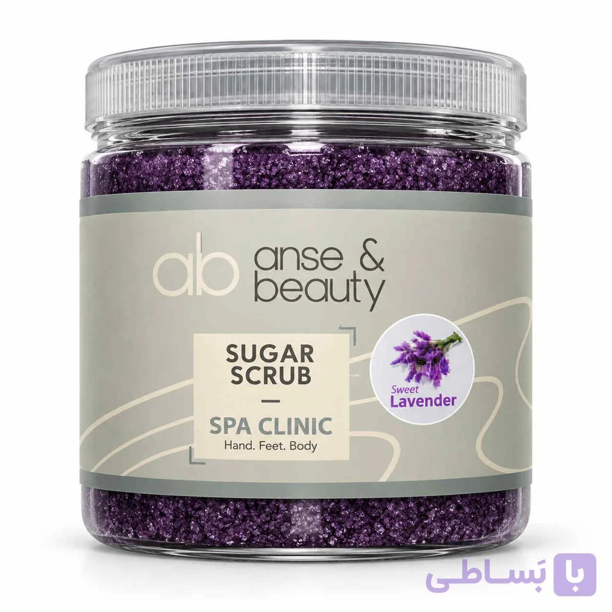 اسکراب شکری Anse & Beauty رایحه چای سبز
