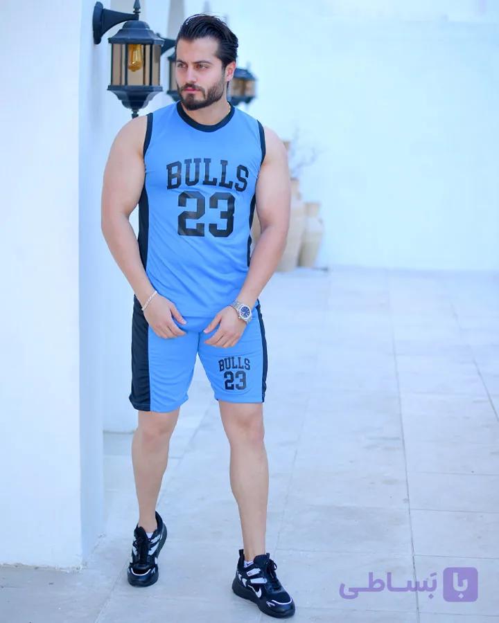 تاپ شلوارک مردانه مدل Bulls کد 6340 — تصویر 1