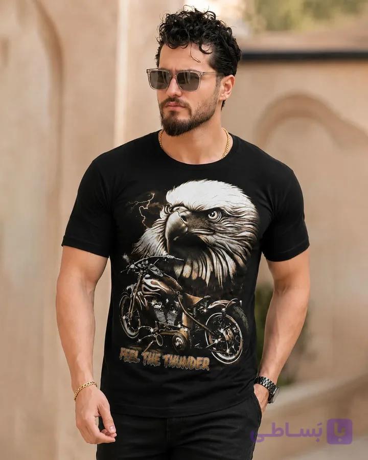 تیشرت مردانه طرح eagle کد 6545