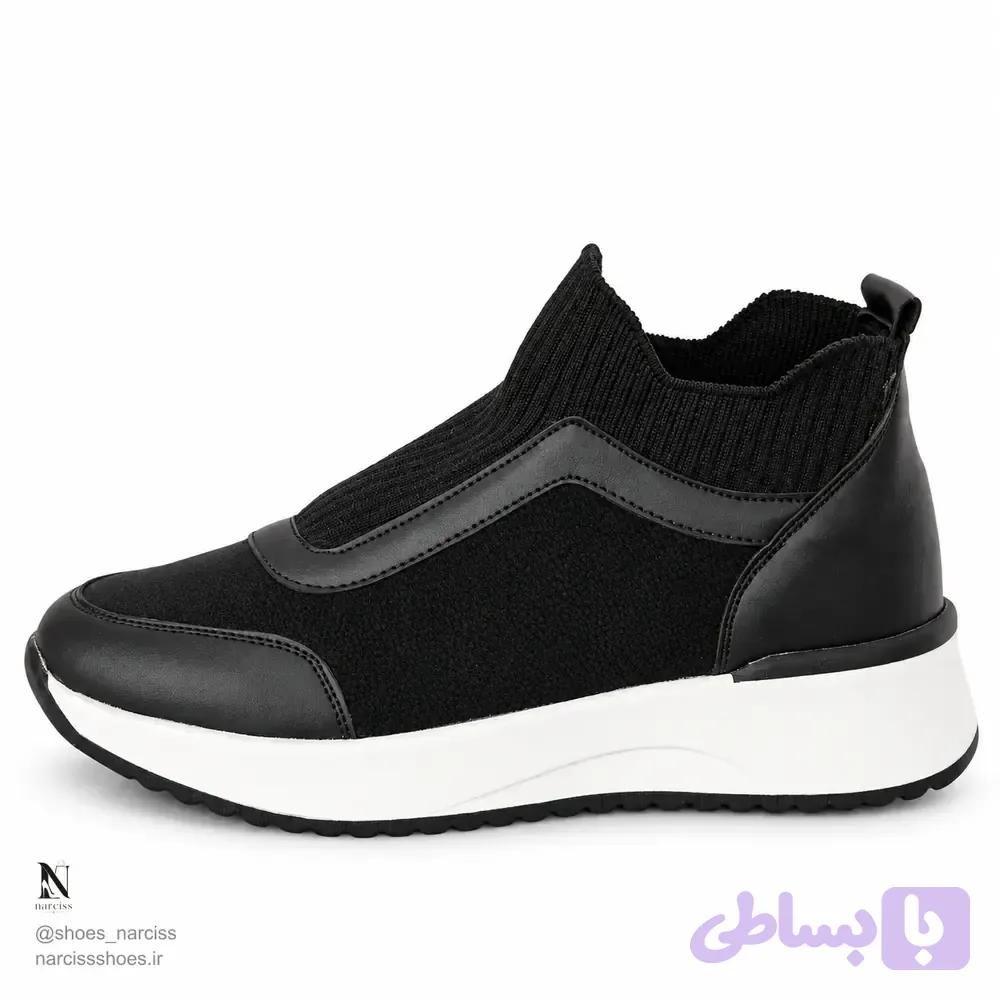 کفش اسپرت ساقدار جورابی مدل تریکو — تصویر 1