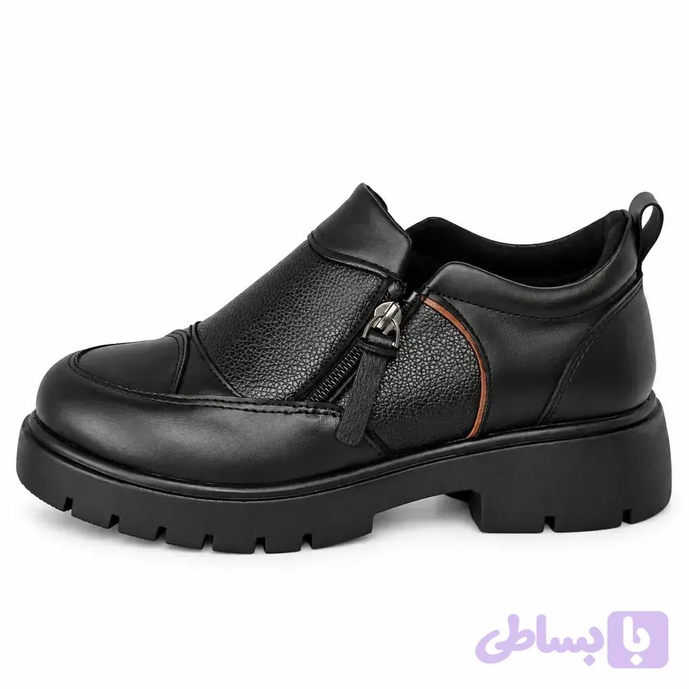 کفش زنانه زیپی کشی طرح لوفر کد ۰۲۲ — تصویر 1