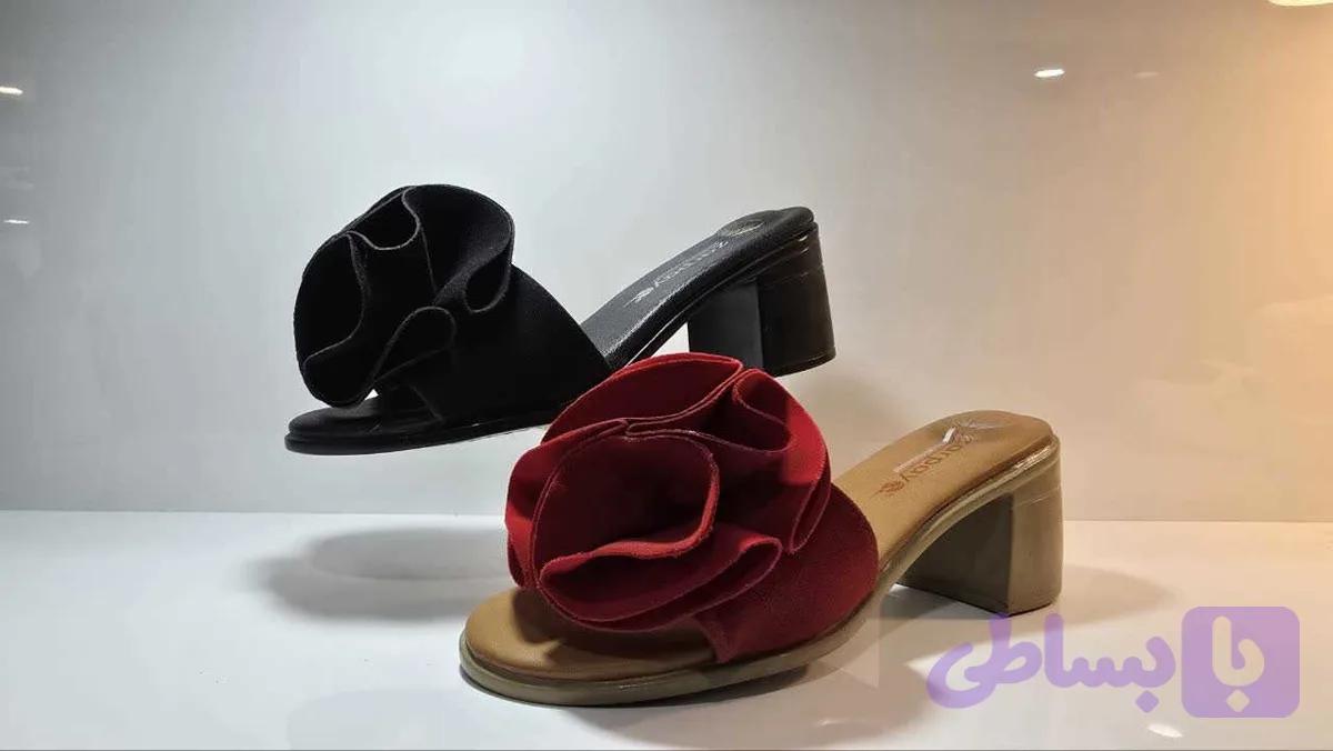 صندل دمپایی گل ،کد زرپا