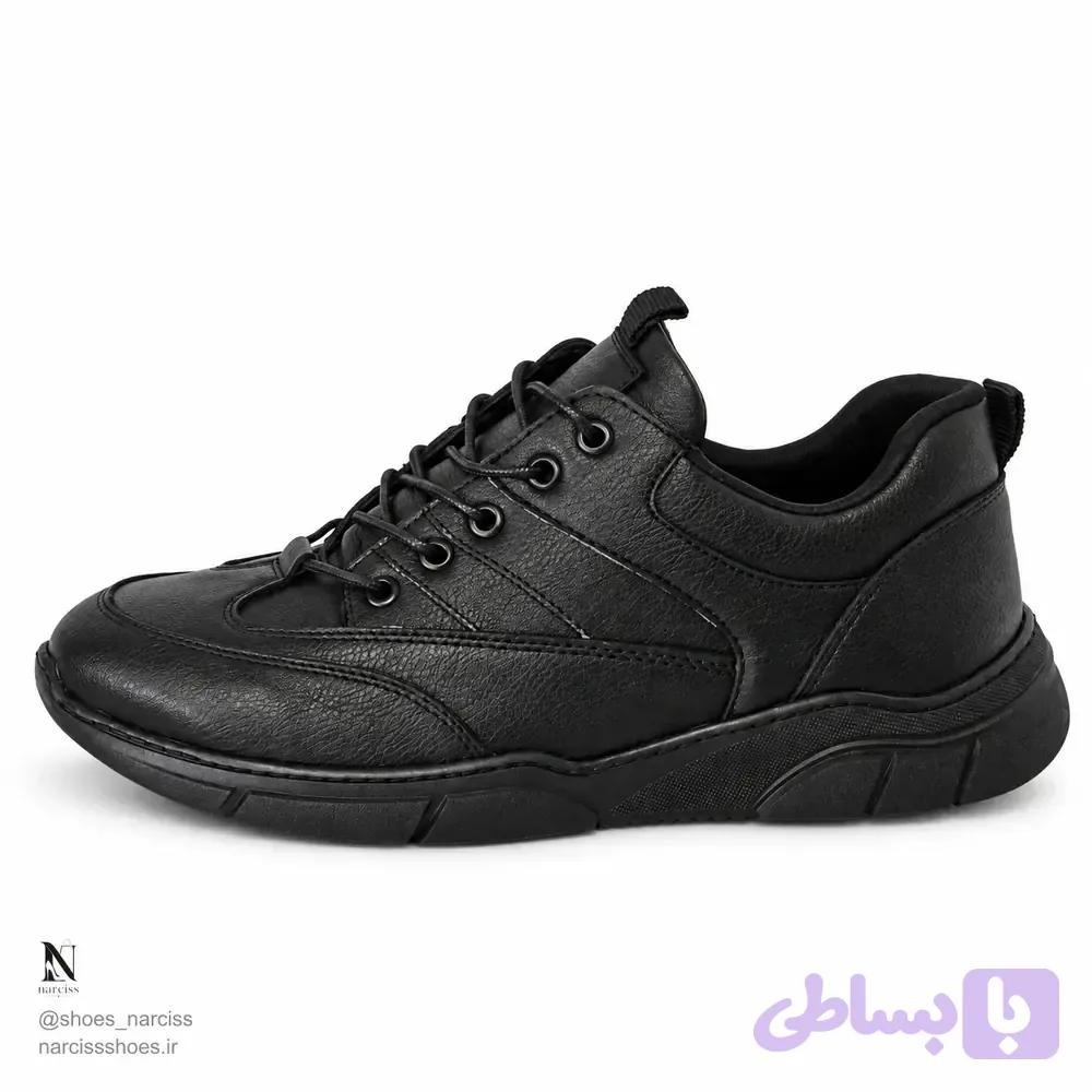 کفش اسپرت کلاسیک بندی مدل ملیسا دور دوخت زیره لاستیک کد 003 — تصویر 1