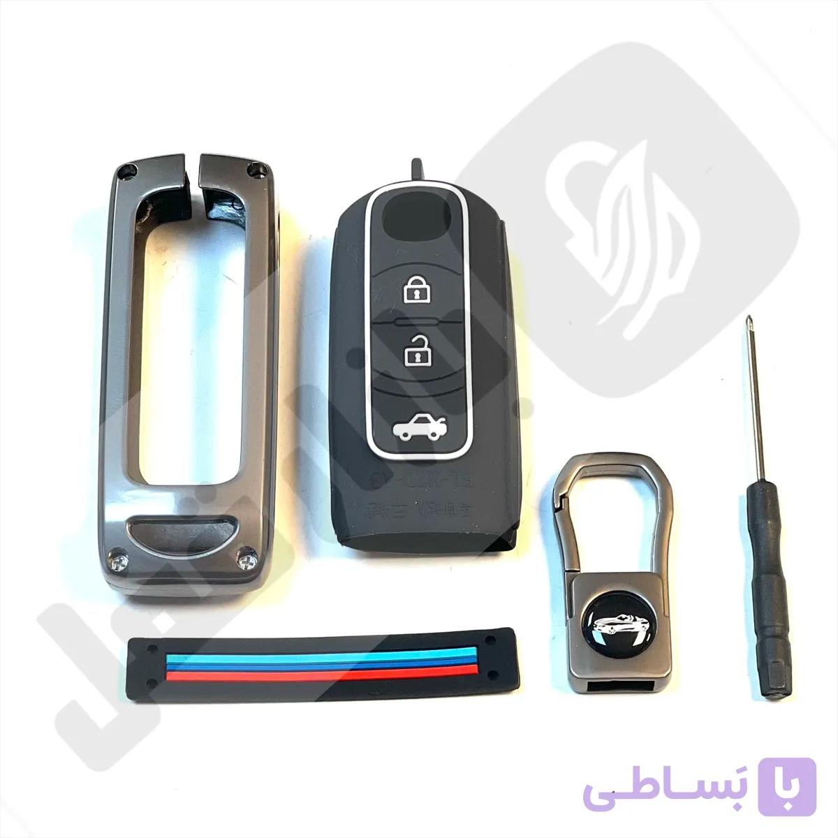 1030 کاور ریموت فلزی مزدا 3 نیو فیس کی لس/ MAZDA 3 — تصویر 1