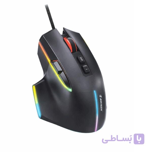 ماوس گیمینگ سیمی جرتک مدل JR860 RGB 7D — تصویر 1