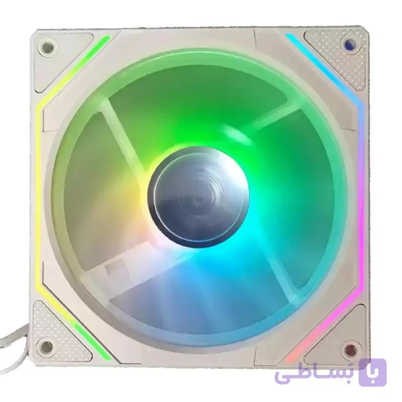 فن کیس کامپیوتر RGB سایز 12 مدل 1225L 6PRO-WS — تصویر 1