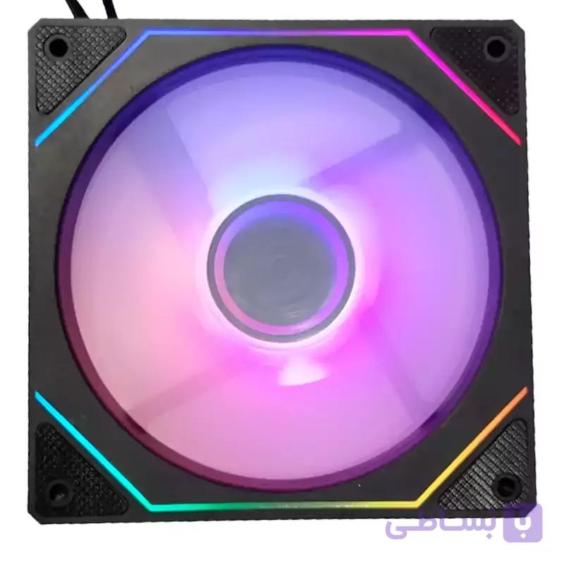 فن کیس کامپیوتر RGB سایز 12 مدل 1225L 4PRO-BS — تصویر 1