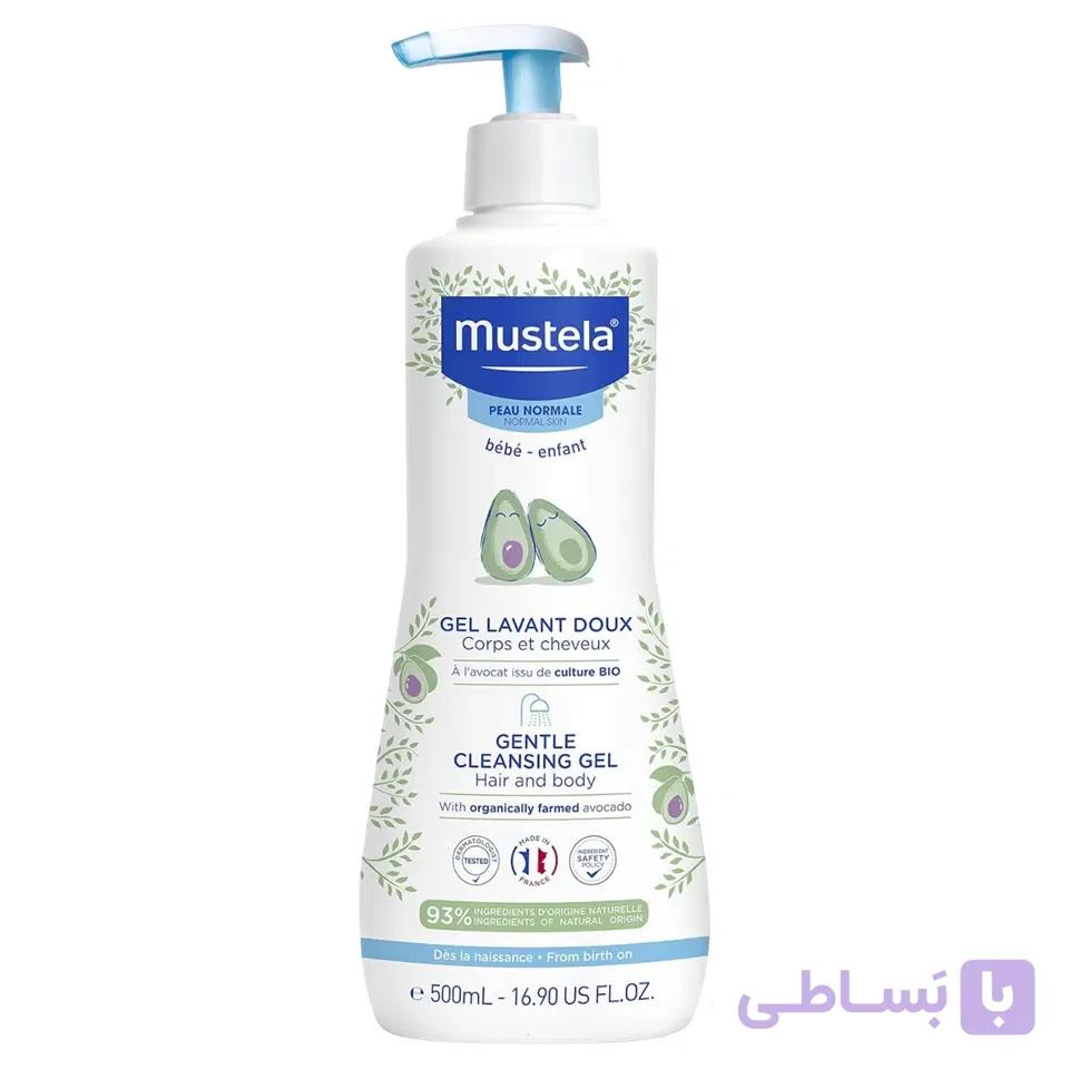 شامپو سر و بدن کودک موستلا حاوی عصاره آواکادو mustela GEL LAVANT DOUX حجم 500 میلی لیتر — تصویر 1