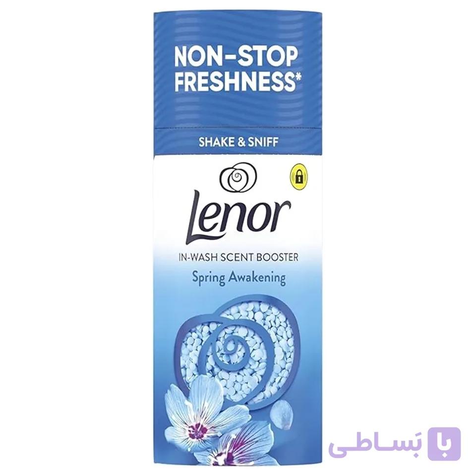 بوستر خوشبو کننده لباس لنور رایحه بیداری بهار Lenor IN-WASH SCENT BOOSTER وزن 155 گرم — تصویر 1