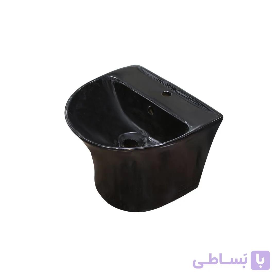 روشویی نیم پایه مشکی سایز 50