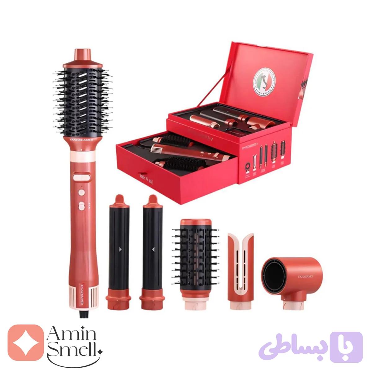 سشوار و حالت‌دهنده مو 6 کاره انزو پروفیشینال مدل ENZO Pro Keratin B2 6-in-1 Hair Styler — تصویر 1