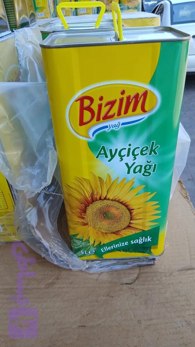 روغن ۵ لیتری آفتابگردان بزیم ترکیه