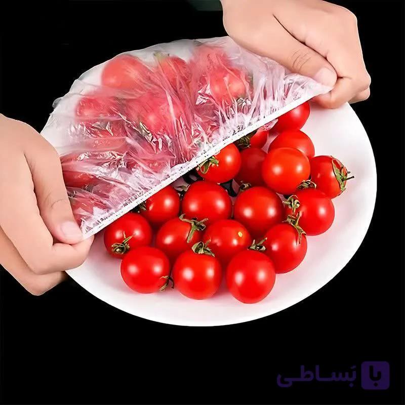 روکش محافظ غذا کش دار 100 عددی — تصویر 1