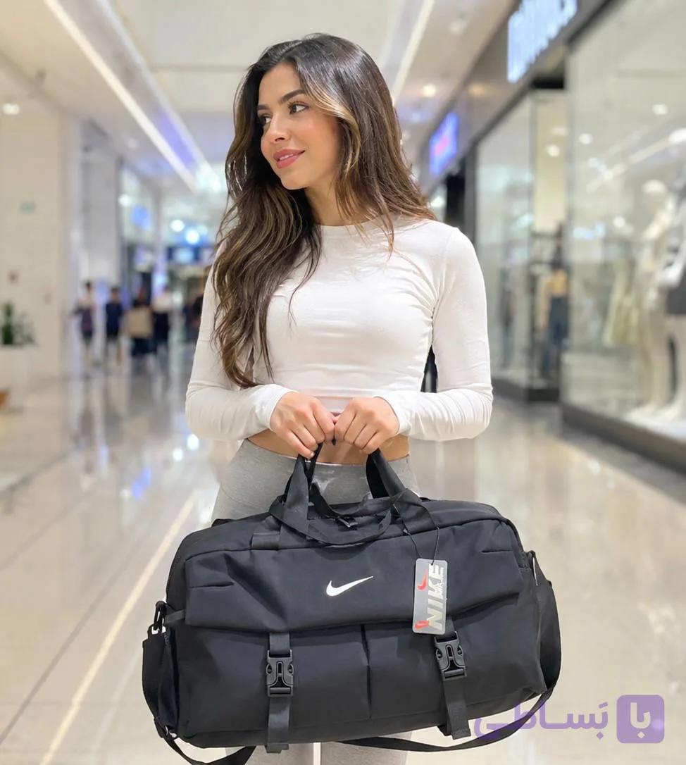 ساک ورزشی جلو سکگ دار(زیپ مخفی) nike کد 513