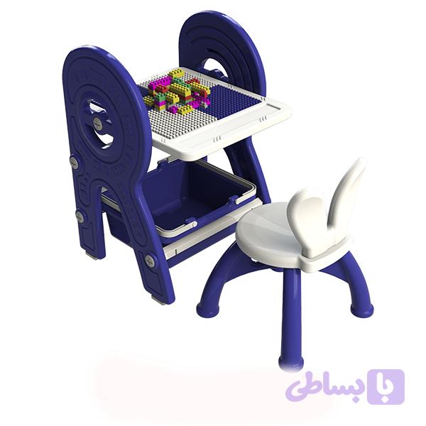 میز و صندلی سه کاره کودک — تصویر 1