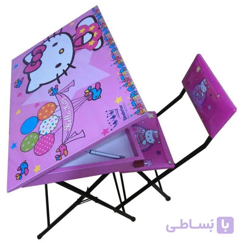 میز تحریر کودک طرح کیتی — تصویر 1
