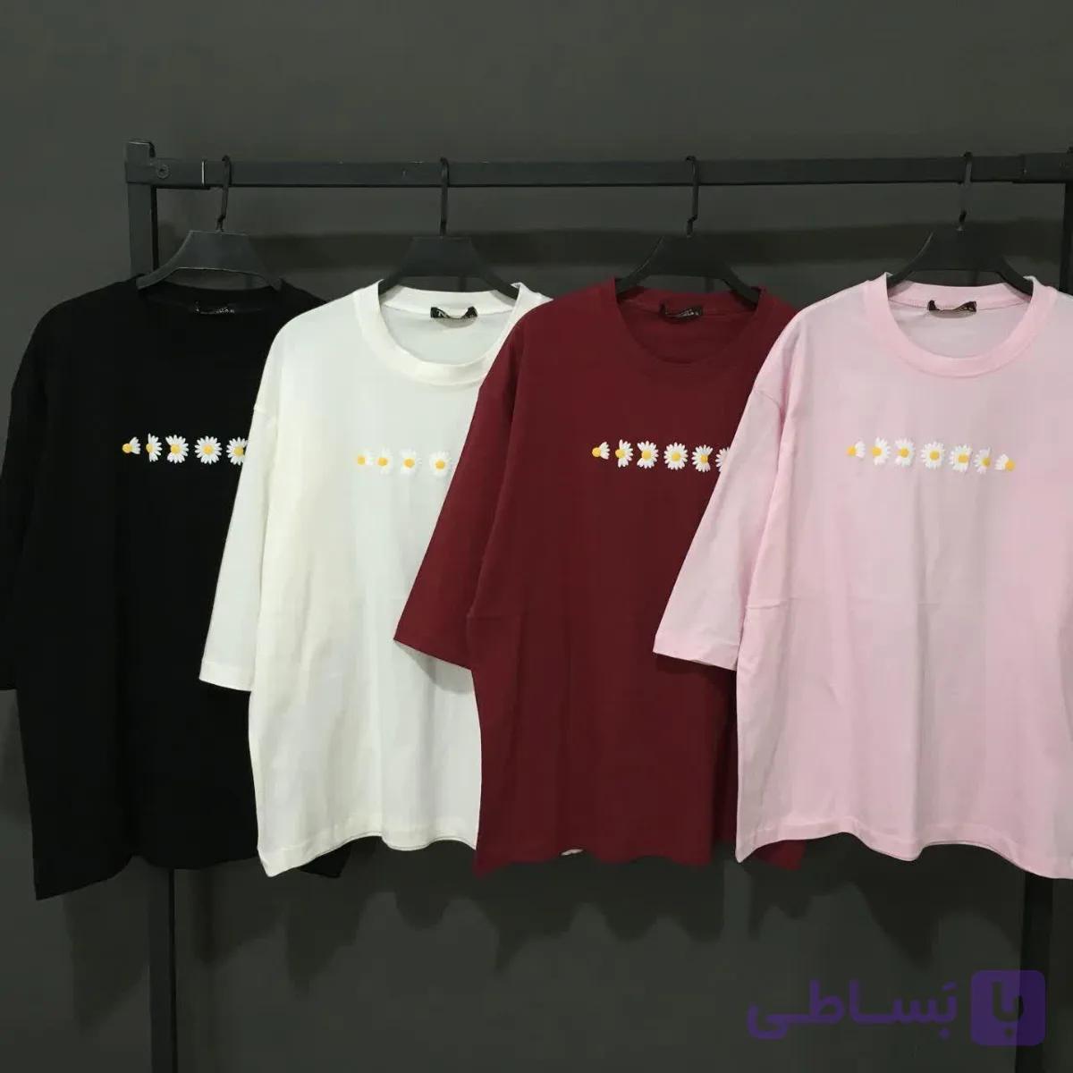 تیشرت باکسی آستین سه رب طرح me