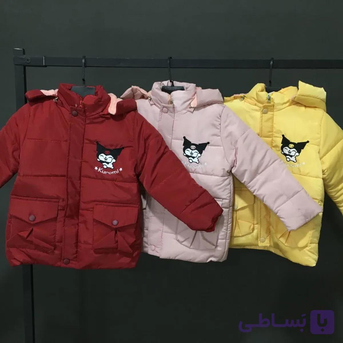 کاپشن دخترانه طرح کرومی در 3 سایز — تصویر 1