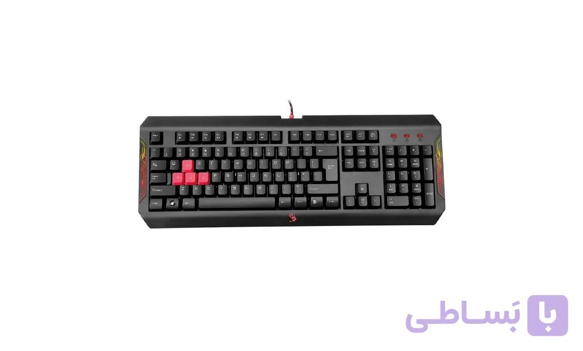 کیبورد گیمینگ سیم دار ایفورتک مدل Q100 — تصویر 1