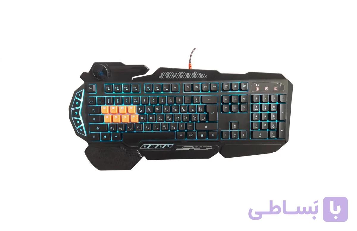 کیبورد گیمینگ سیم دار ایفورتک مدل B318 — تصویر 1