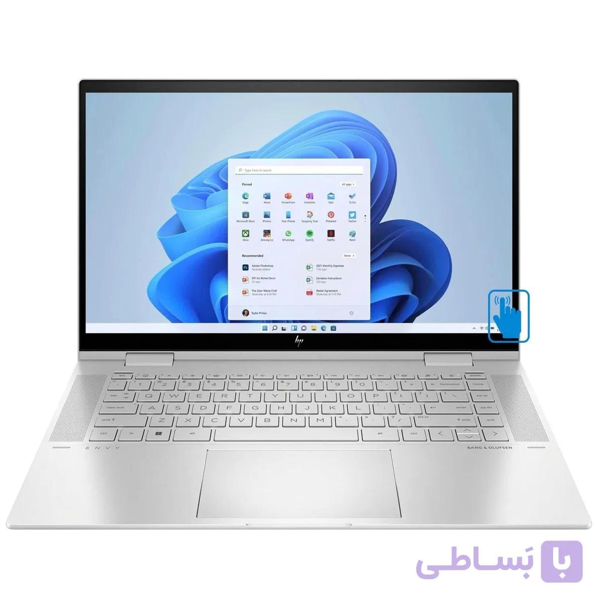 لپ تاپ اچ پی مدل HP Envy X360 پردازنده ryzen 5 7530U (لمسی ، تبلت شو) — تصویر 1