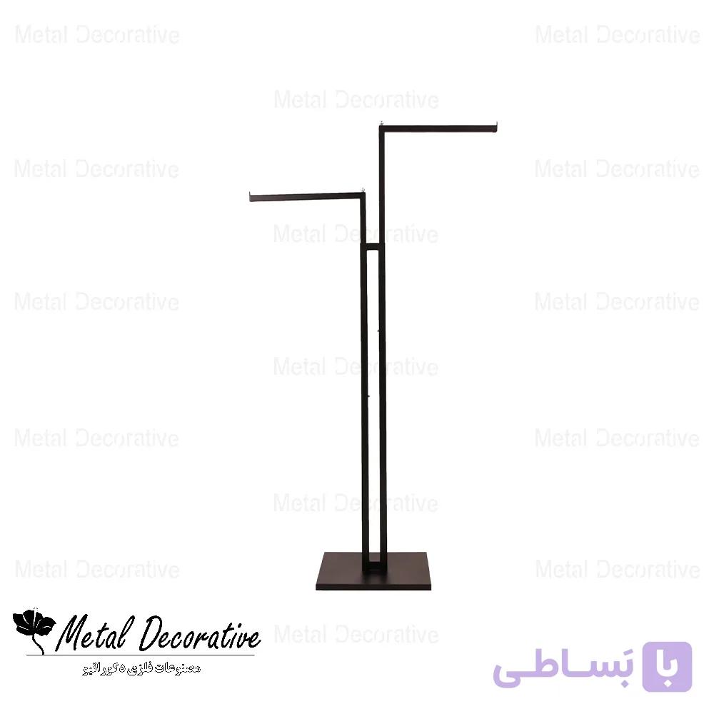 استند نمایش لباس و شلوار زمینی بوتیک و مزون مدل دوشاخ — تصویر 1