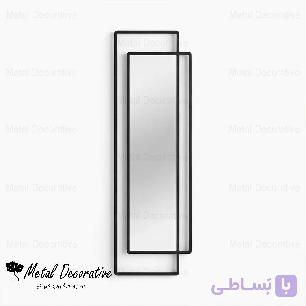 آینه دیواری دکوراتیو مدرن قاب مستطیلی — تصویر 1