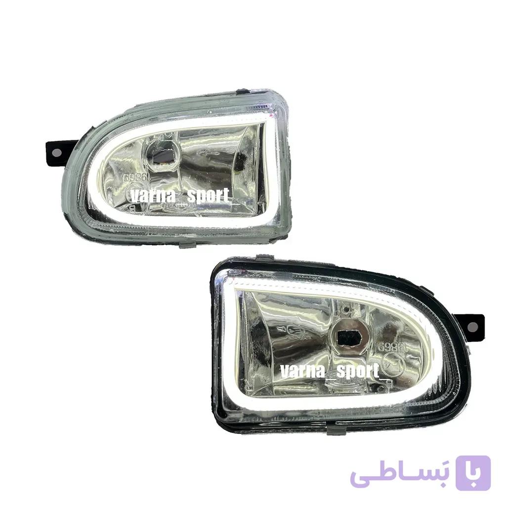 مه شکن اسپرت نئون دار ایس بلو مناسب برای سمند بسته دو عددی — تصویر 1