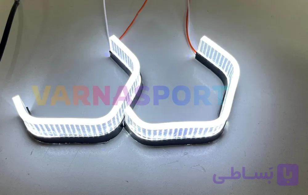 نئون چراغ خودرو طرح i8 موجود در رنگ بندی مختلف مناسب 206.سمند.131.ساینا.کوئیک بسته 4 عددی — تصویر 1