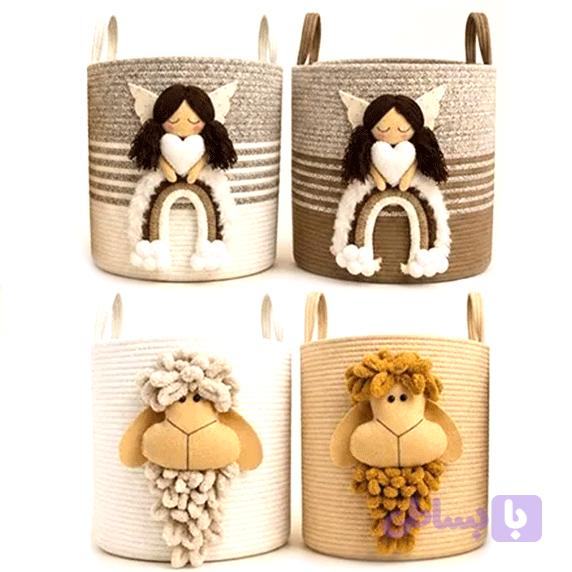 لاندری باکس قیطان دوزی طرح عروسکی