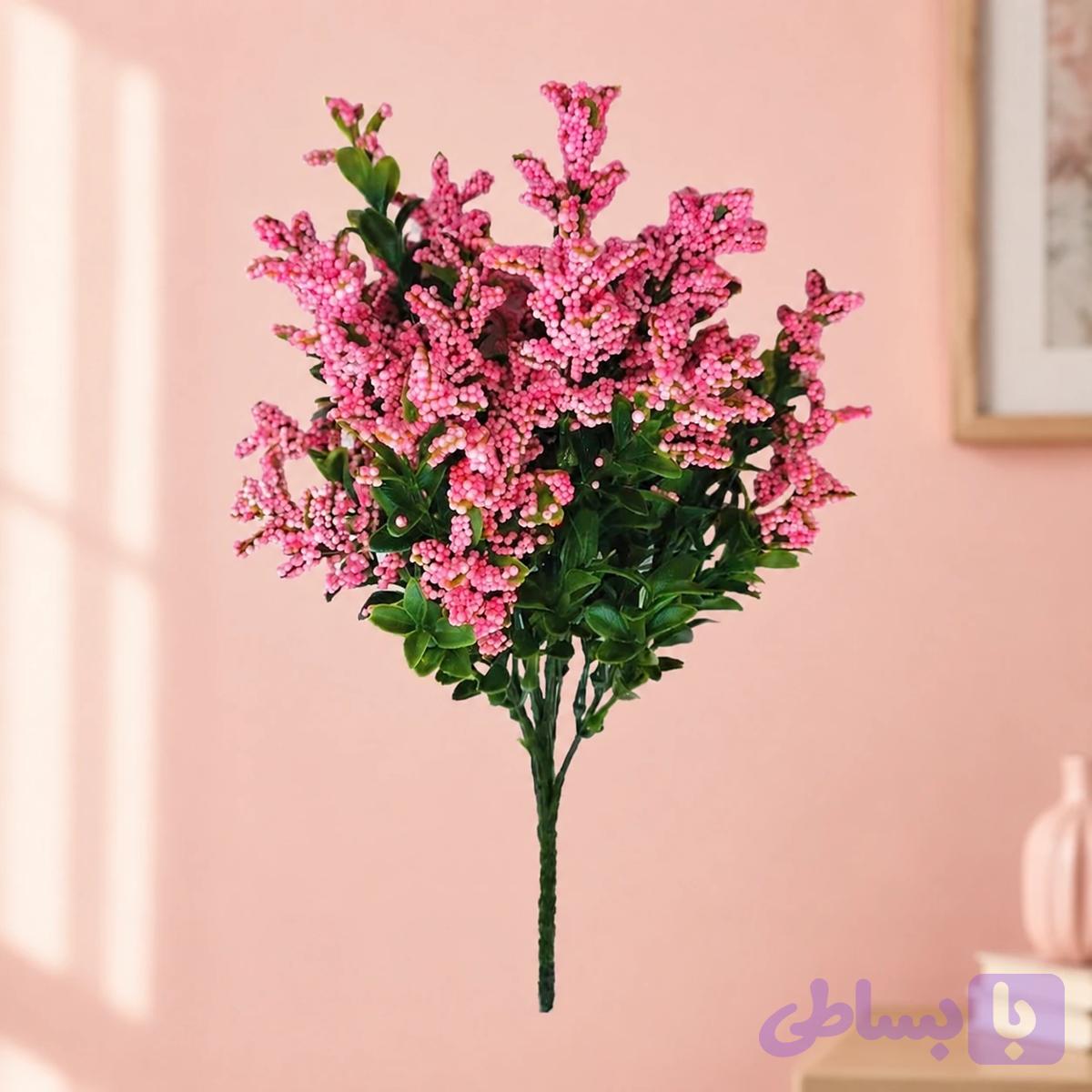گل مصنوعی مدل بوته اناری طرح پفکی کد7775