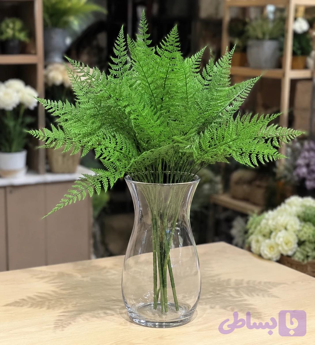 بوته سرخس مصنوعی رنگ سبز مدل sarakhs کد 18