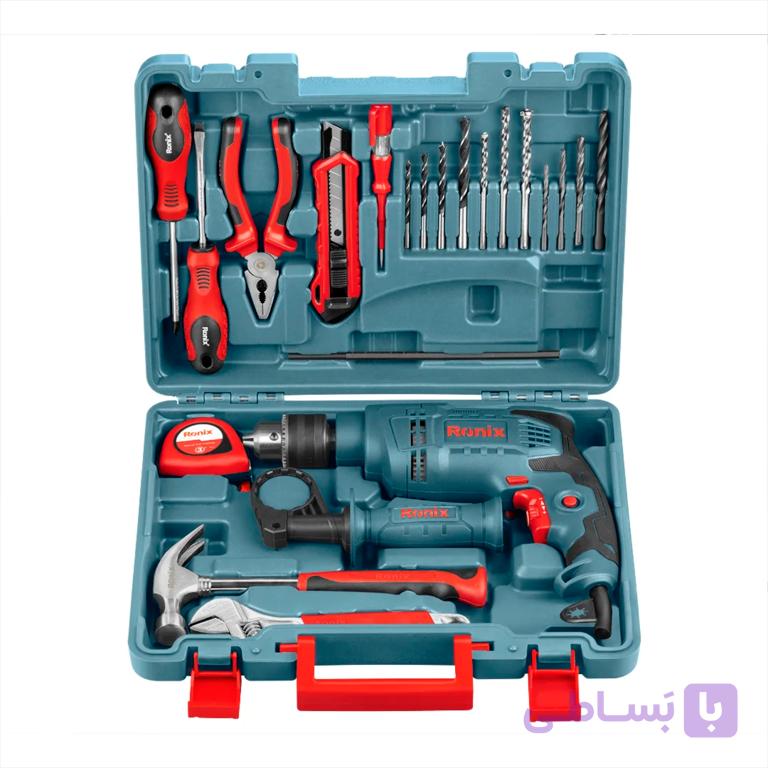 کیت دریل برقی چکشی رونیکس مدل RS_0001 — تصویر 1