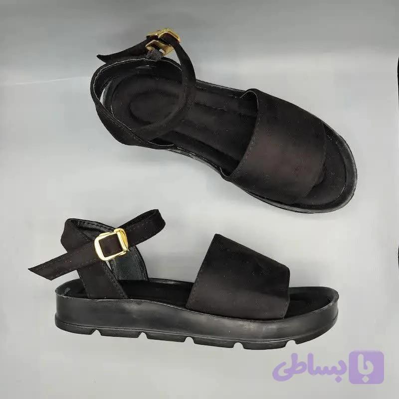صندل زنانه طبی راحتی سگکدار کار مشهد کد ( S 11018)
