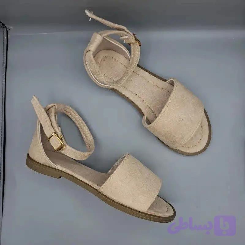 صندل دخترانه سگک متحرک(پشت پا بسته) کار مشهد کد ( S 1121) — تصویر 1