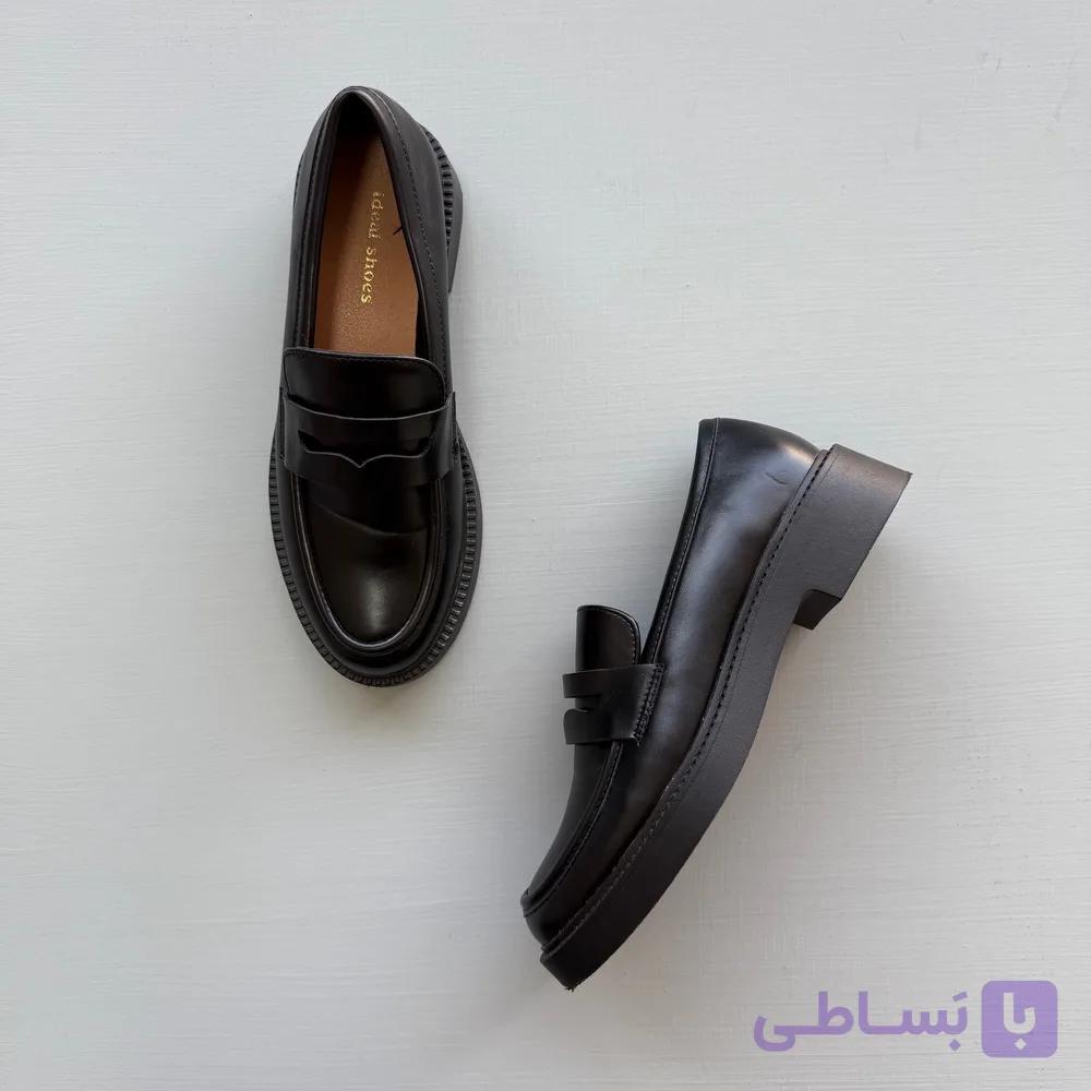 لوفر اورجینال Ideal shoes  مشکی (37) — تصویر 1