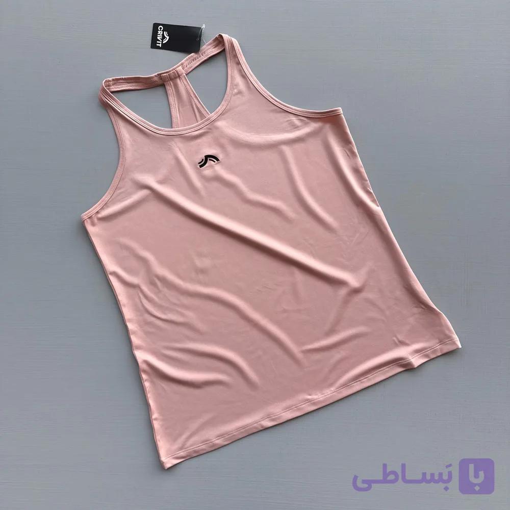 تاپ ورزشی صورتی CRIVIT (M) — تصویر 1