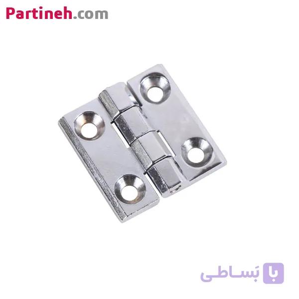 لولای تخت (کتابی) 4 سوراخ فلزی 50 در 50 مشکی