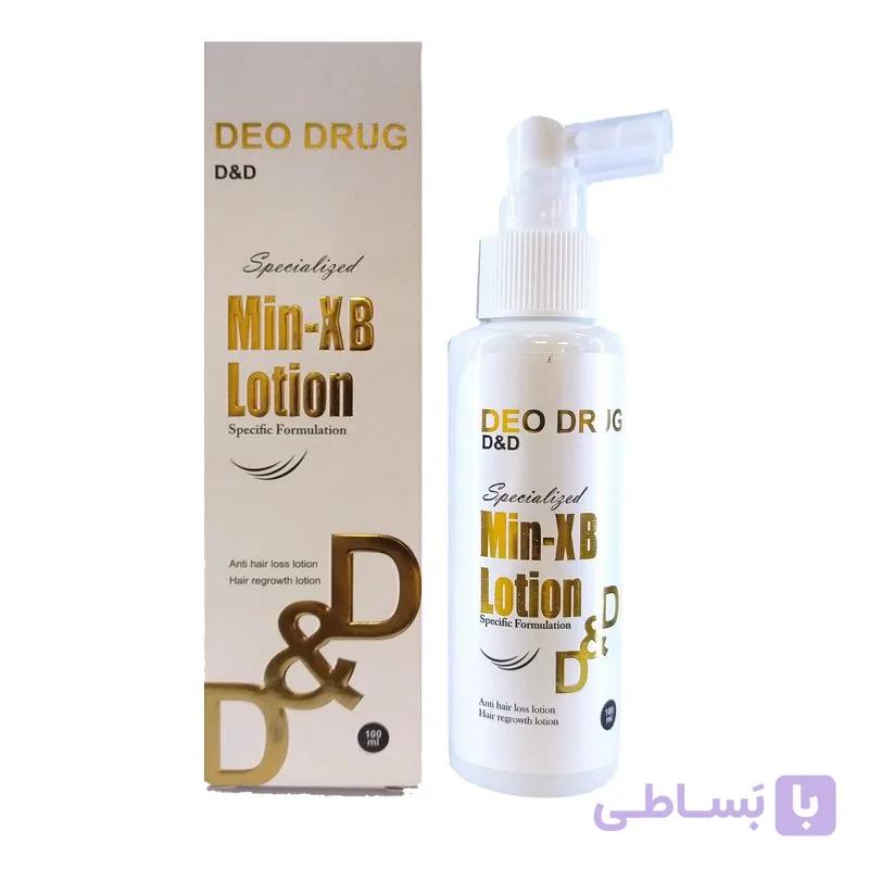 لوسیون تقویت کننده دئودراگ مدل min_xb حجم 100mL