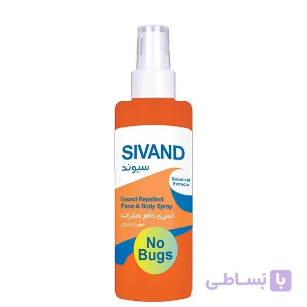 اسپری دافع حشرات سیوند مناسب صورت و بدن حجم 100mL