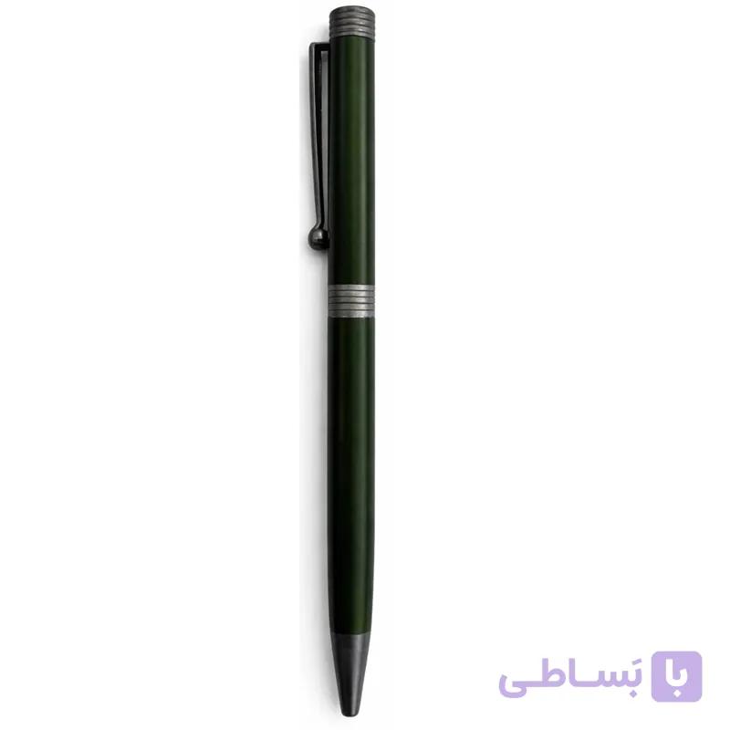 خودکار وارداتی فلزی باریک گیره دایره سرمه ای