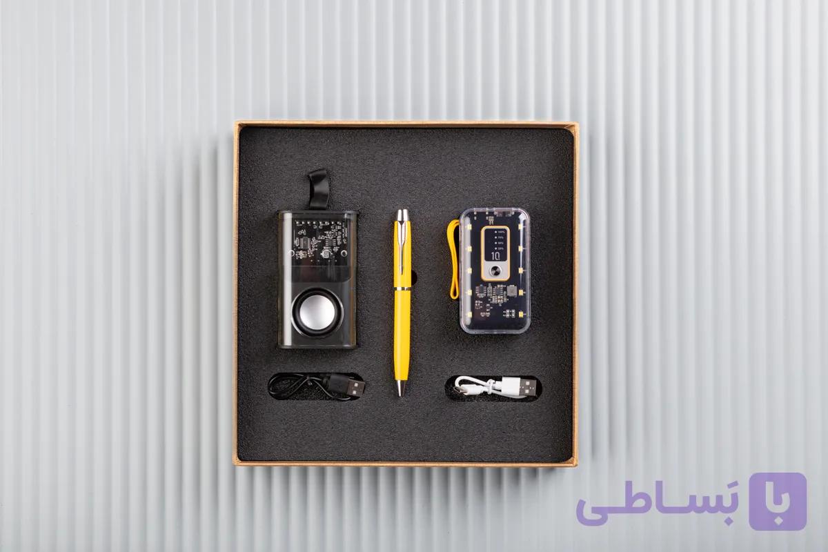 ست سه تکه پاوربانک و اسپیکر — تصویر 1