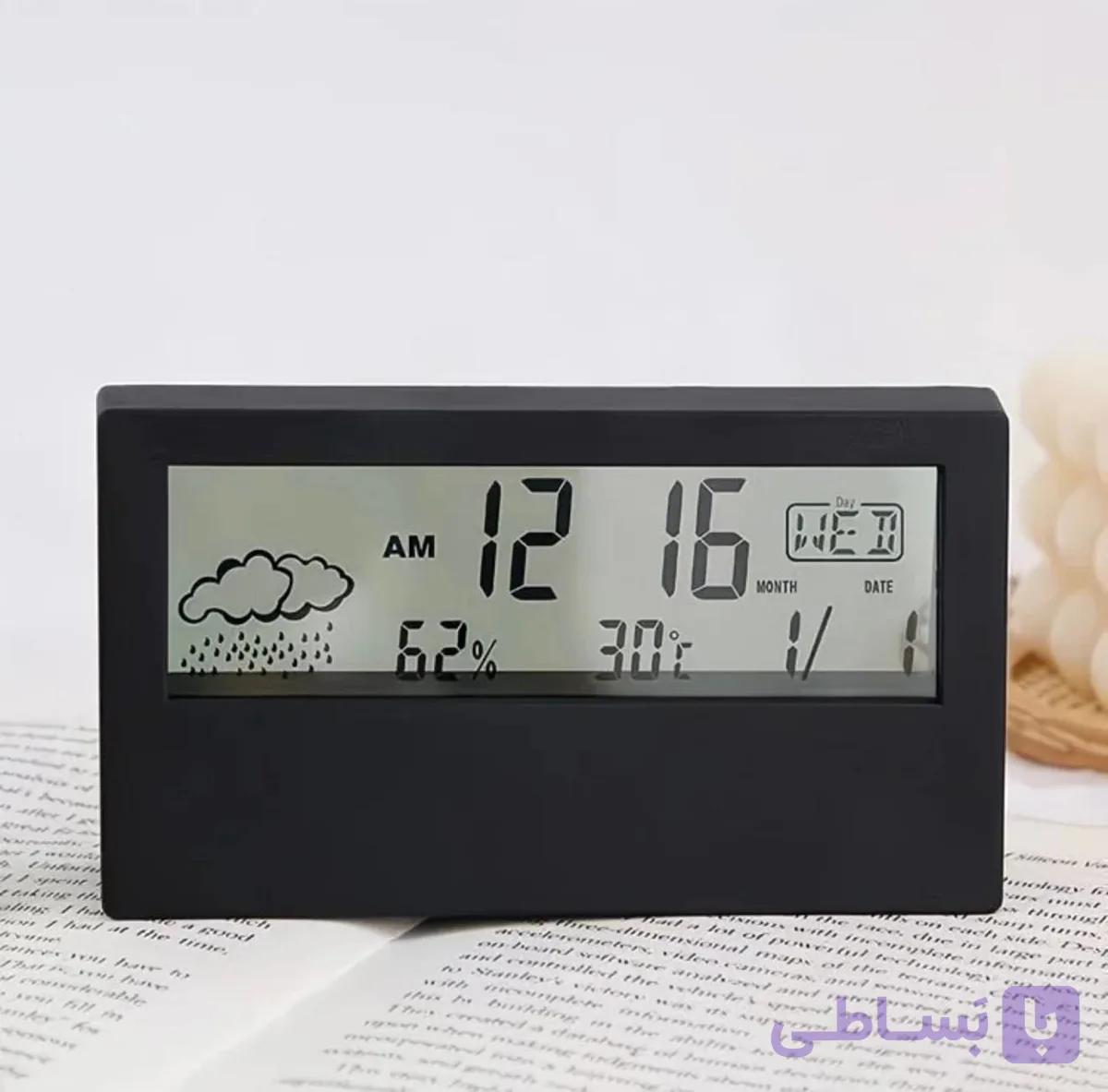 ساعت رومیزی دیجیتال صفحه تخت — تصویر 1