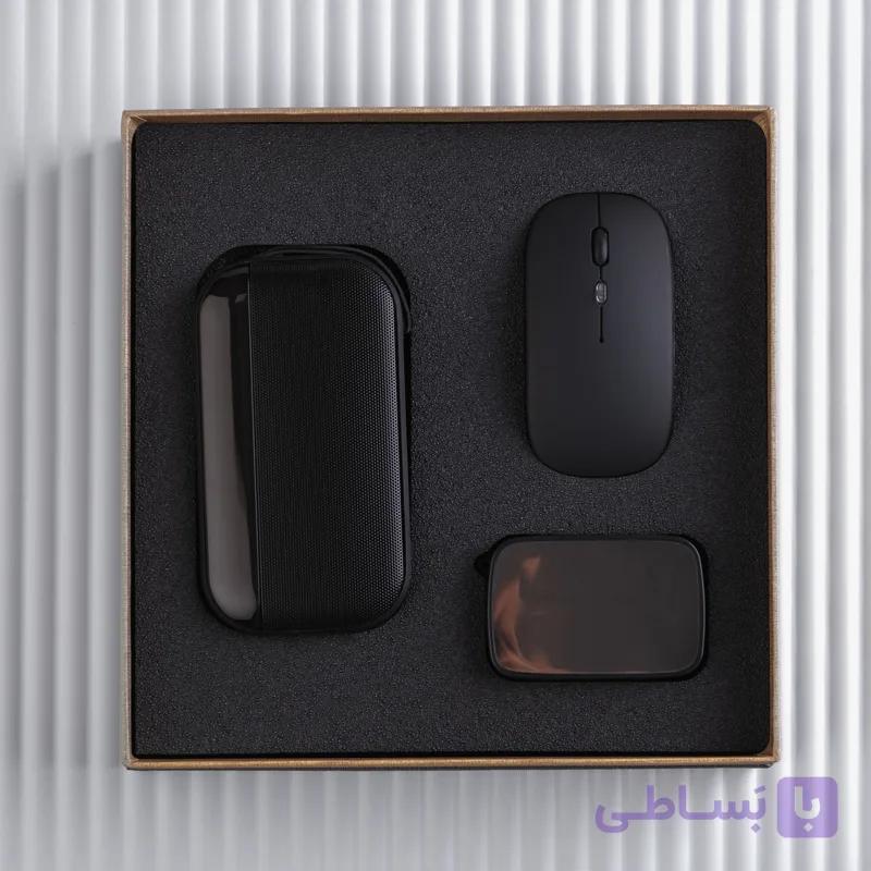 ست هدیه موس اسپیکر و ایرپاد — تصویر 1