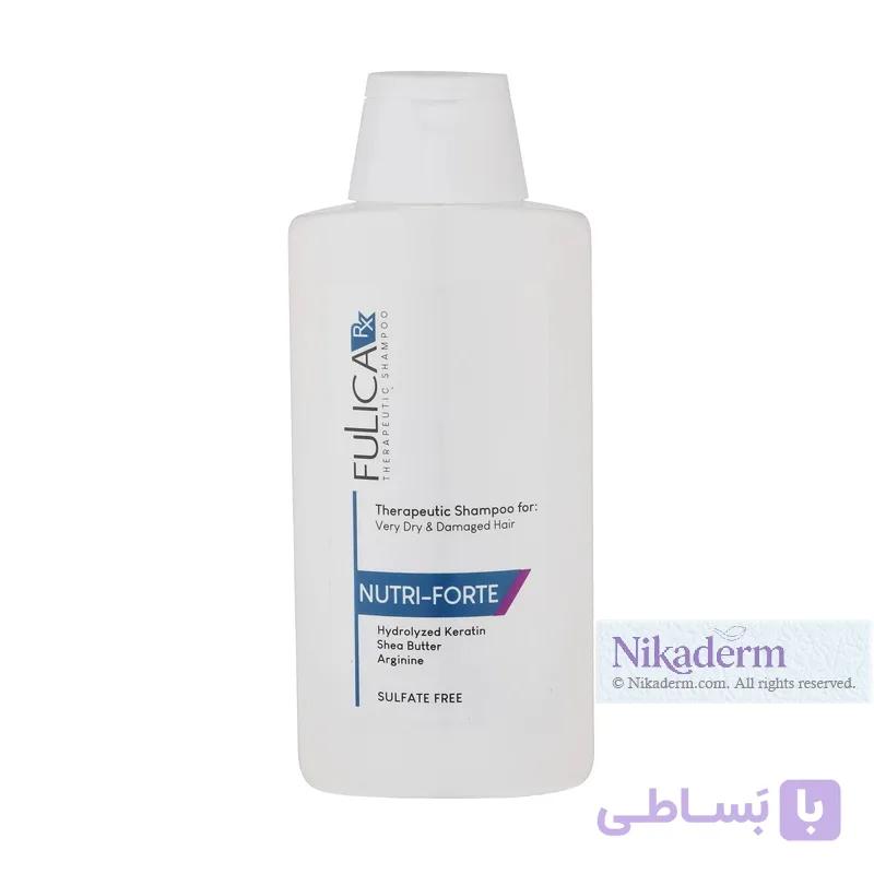 شامپو تقویت کننده و ترمیم کننده مو فولیکا مدل NUTRI-FORTE حجم 200 میلی لیتر — تصویر 1