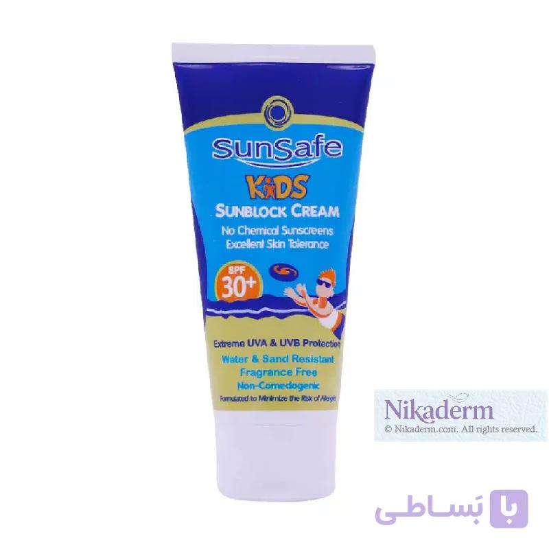 اسپری ضد آفتاب کودکان SPF30 سان سیف — تصویر 1
