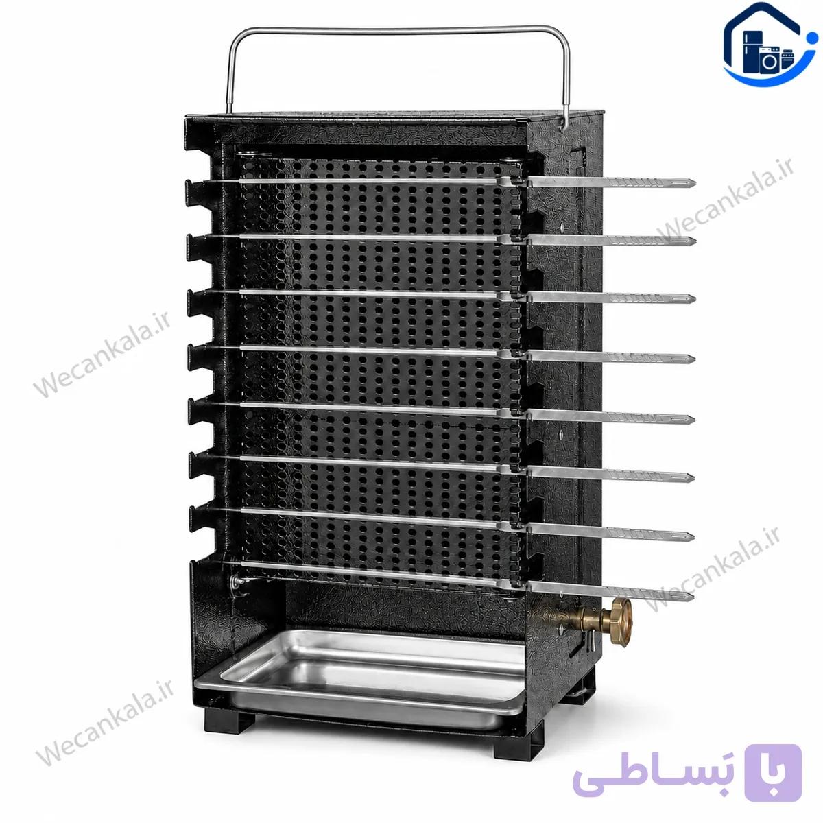 کباب پز گازی نوبل مدل 8 سیخ یکطرفه — تصویر 1