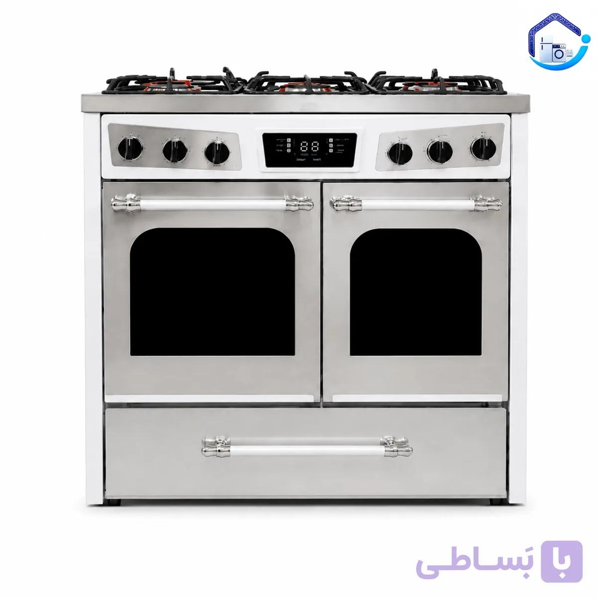 اجاق گاز مدل تکنو تمام استیل
