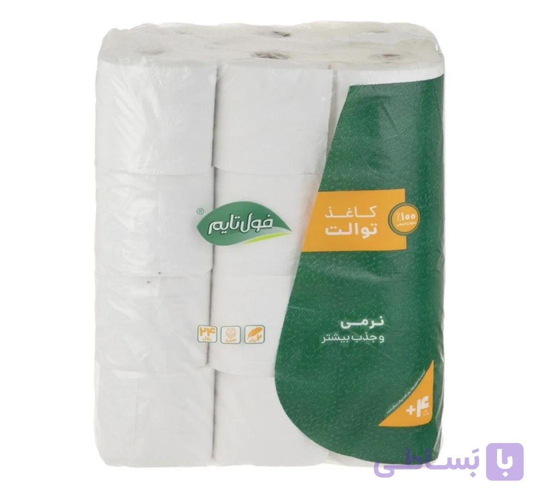 دستمال توالت 24 قلو فول تایم