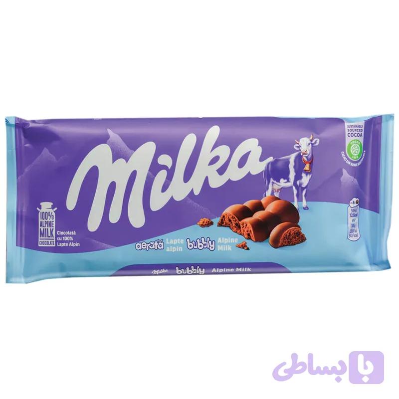 شکلات بابلی روکش دار میلکا - 90 گرم